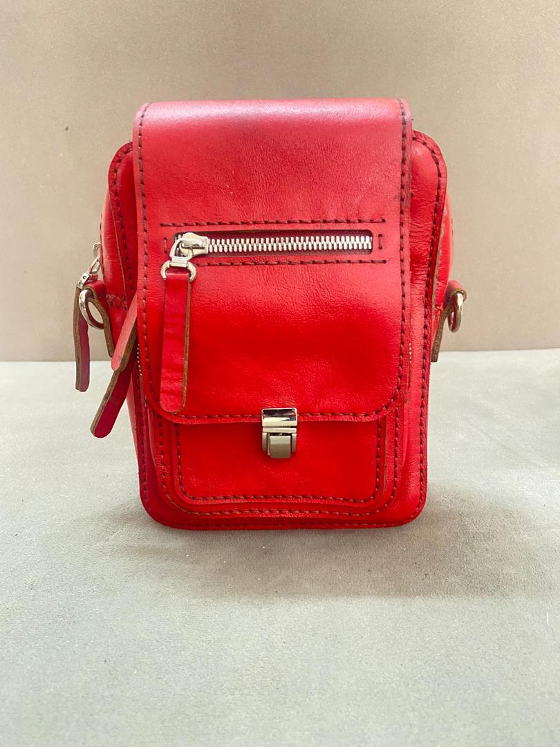  کیف دوشی اسپرت چرم طبیعی مدل 599 