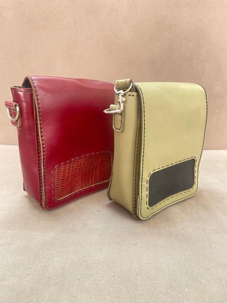 کیف دوشی چرم طبیعی مدل A501