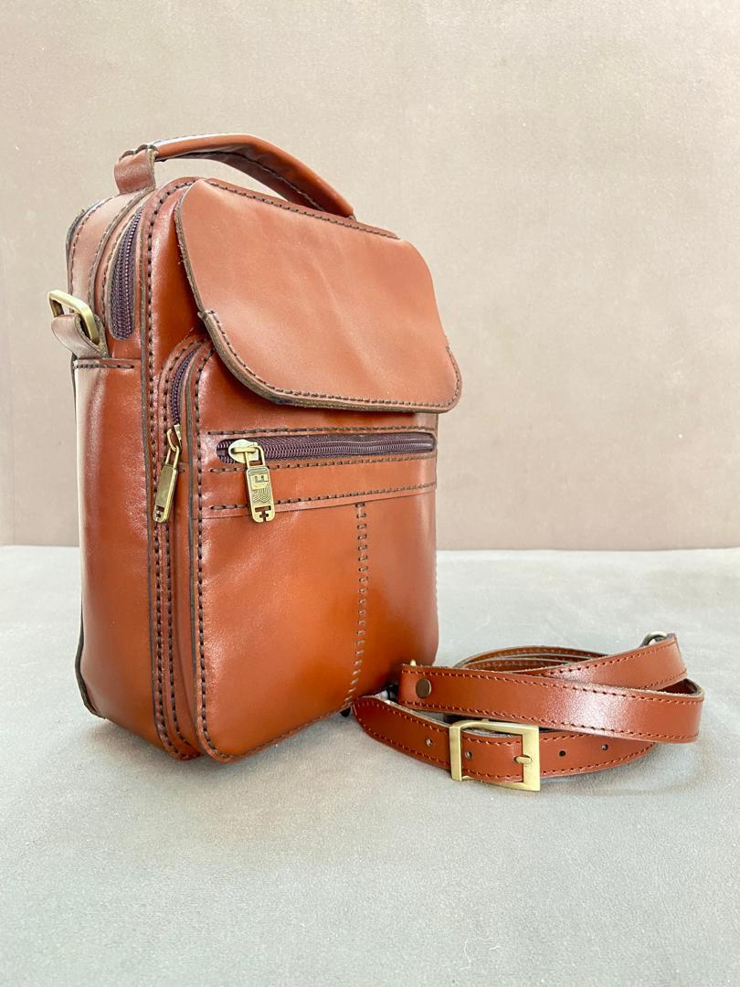 کیف دوشی چرمی مدل 585